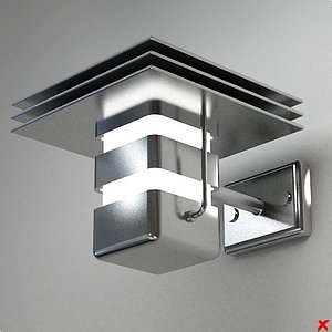 3d wall lamp model