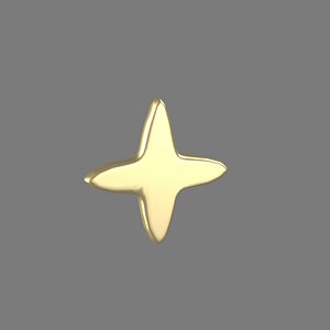 Cartoon Stylized Star 10 3D model
