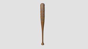 Baseball Bat Weapon 07 Flat Color - Lucille - Character Weaponry