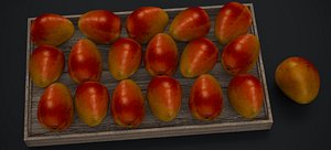 MANGO FRUIT WOODEN CRATE 2024 3D model