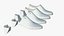 Scarpe stringate in pelle realistiche marroni