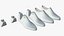 Scarpe stringate in pelle realistiche marroni