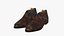 Scarpe stringate in pelle realistiche marroni