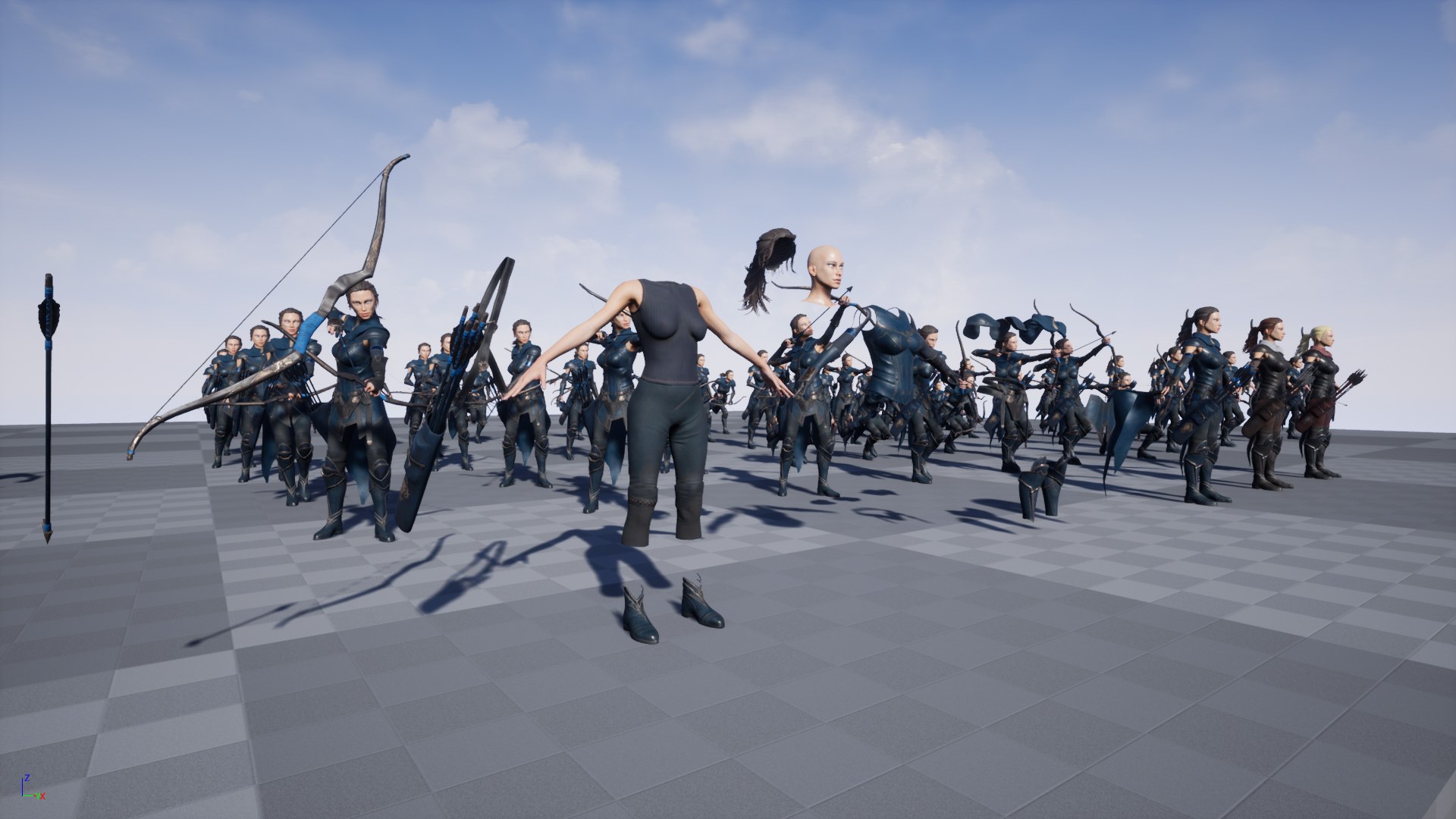 FemaleArcher model https://p.turbosquid.com/ts-thumb/7o/Cz3aRm/QH/screenshot014/jpg/1725179957/1920x1080/fit_q87/332438f9ae312d8feea353970af09acc4ec68faa/screenshot014.jpg