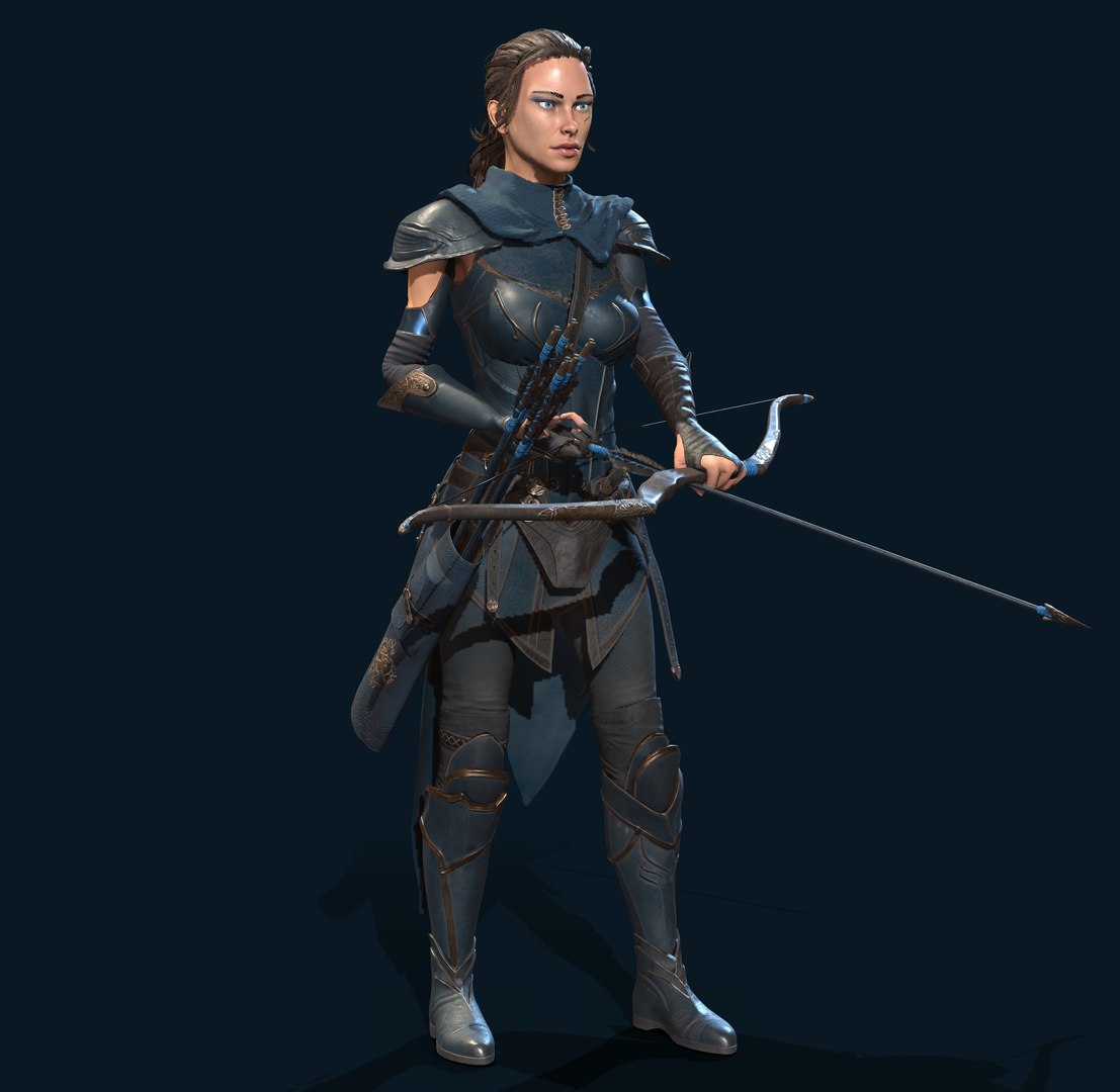 FemaleArcher model https://p.turbosquid.com/ts-thumb/7o/Cz3aRm/ez/2/jpg/1725179953/1920x1080/fit_q87/2410501817ccec841140e1b3cb32f8b5d64a4e4d/2.jpg