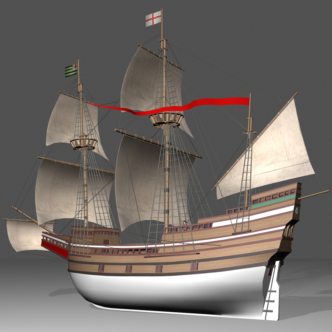 메이 플라워 3D 모델 - TurboSquid 393175