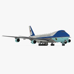 USA President Aircraft Boeing E4B 3D model