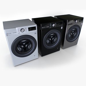 Washing Machine Set 3D model