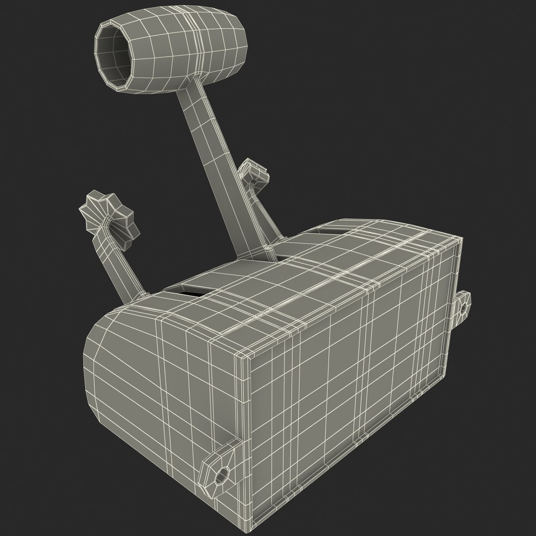Single Engine Throttle 3d Model