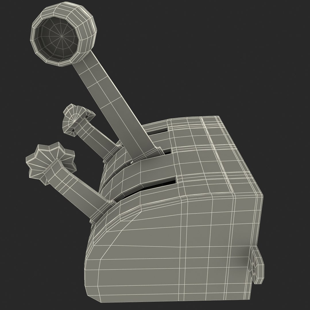 Single Engine Throttle 3d Model