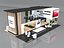 Exhibition Stand Booth Stall 15x9m Height 550cm 4 Side Open