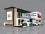 Exhibition Stand Booth Stall 15x9m Height 550cm 4 Side Open