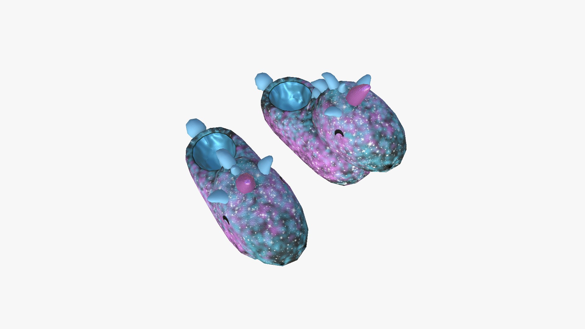 Cosmic Galaxy Unicorn Slippers main image 0