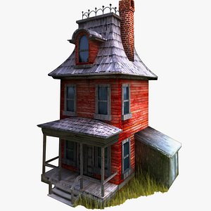 3ds max cartoonish house