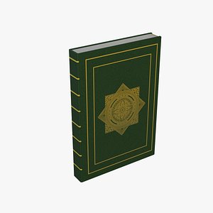 Holy Book Low Poly 3D model