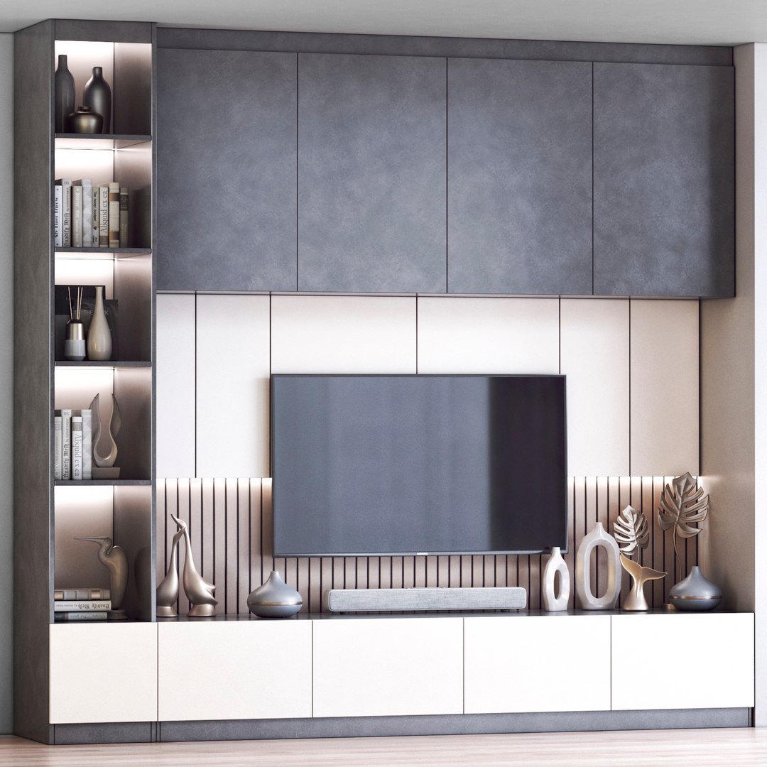 3D Tv Wall 14 - TurboSquid 2320776