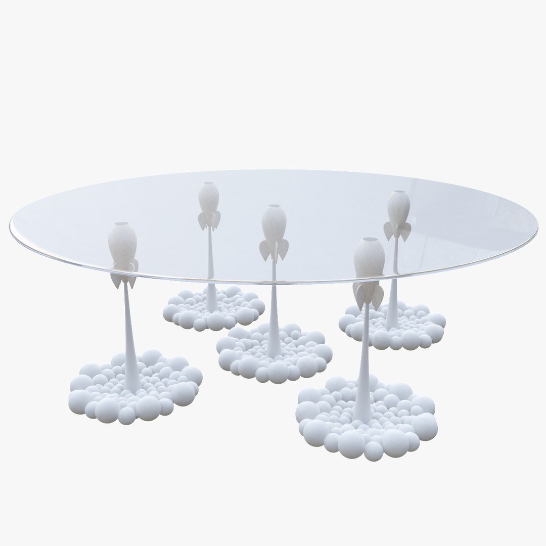 table modelled 3d model