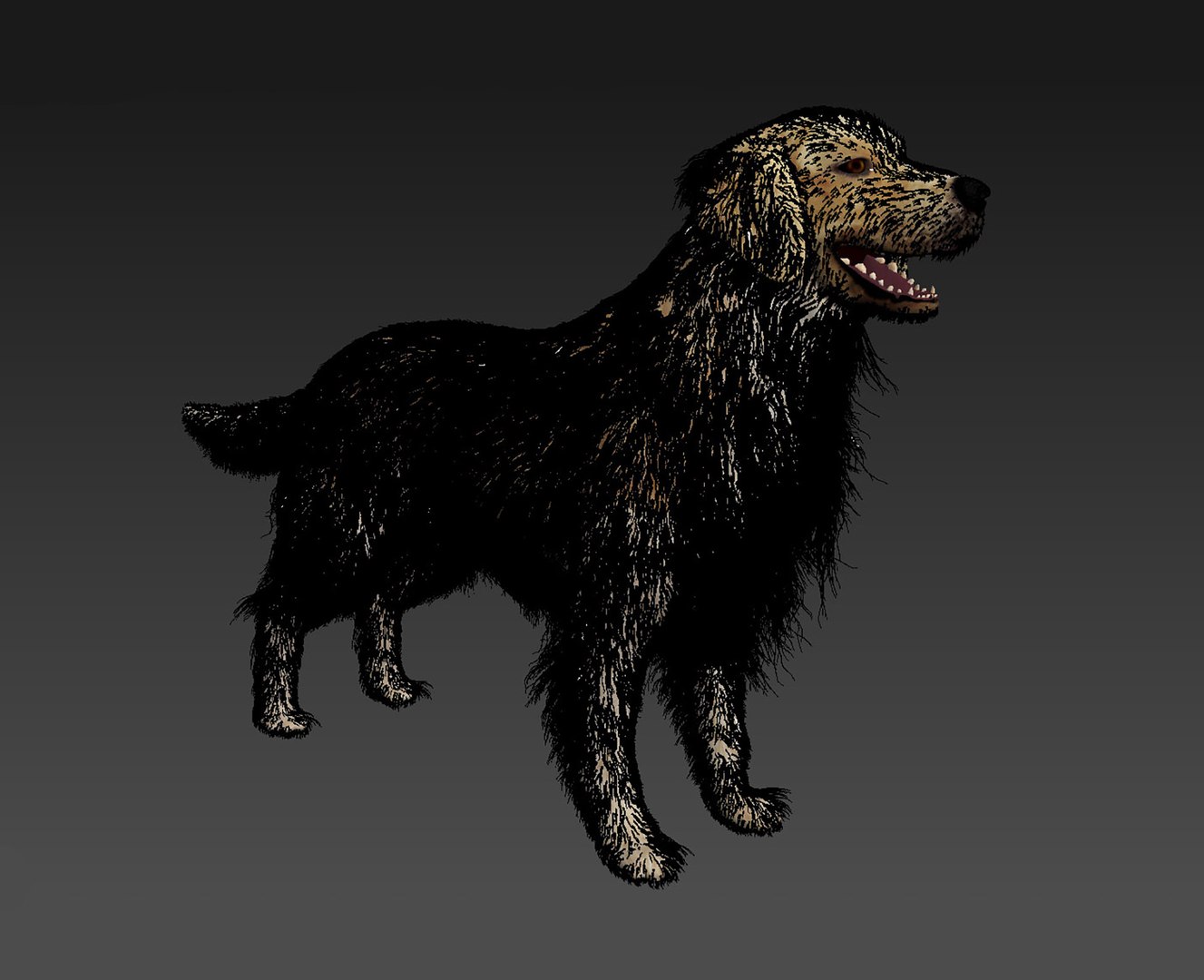 Golden retriever 3D model https://p.turbosquid.com/ts-thumb/7o/YXs0RQ/A4/img1_11/jpg/1649321180/1920x1080/fit_q87/fa4fbcd3560ca20bd3056a90e79ceb3c9df21967/img1_11.jpg