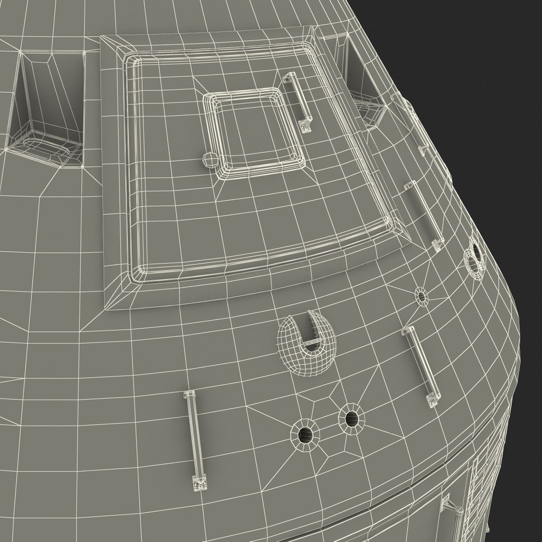 apollo spacecraft 3d model