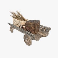 In ancient times a cart of miscellaneous items