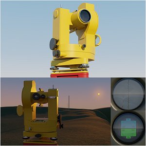 Theodolite Carl Zeiss Theo 020 3D model