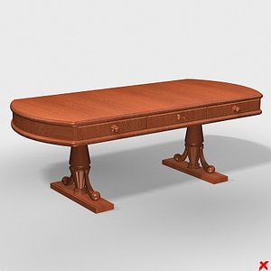 3d model table dining
