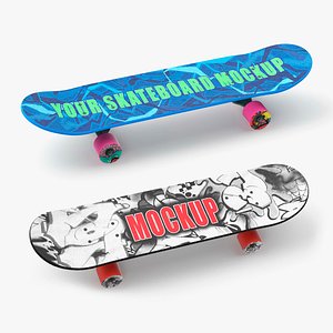 Mockup Classic Skateboards Collection model