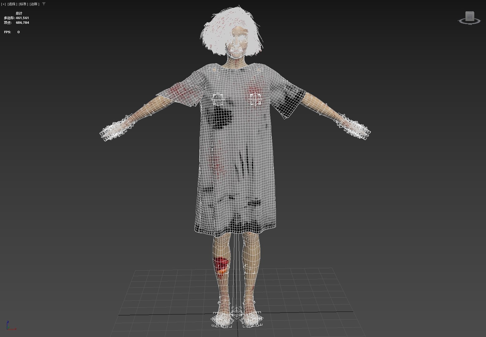 Zombie Rigged Model - TurboSquid 2294477