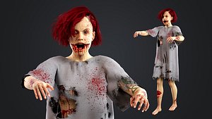 Zombie Rigged model