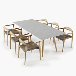 max set dansk table chair
