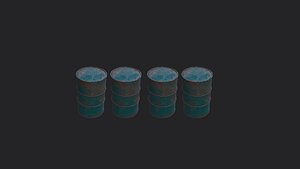 Oil Barrel 3D model