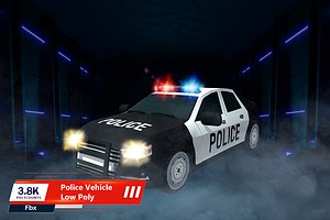 Low Poly Police Vehicle