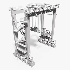 rtg gantry crane 3D model