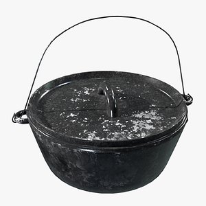 3D Medieval Food Pot