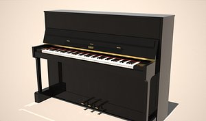 3d model of yamaha piano