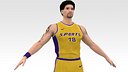 Basketball Player Yellow Player 04