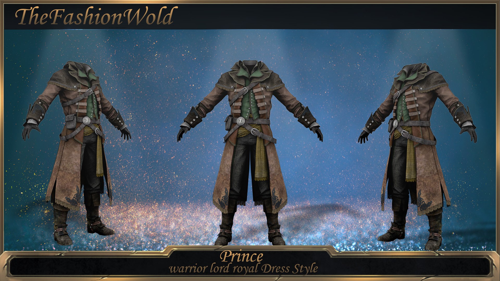 modelo 3d Full Medieval Warrior Fighter Knight Black Outfit ...