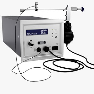 Laryngeal LED Stroboscope Diagnostic System 3D
