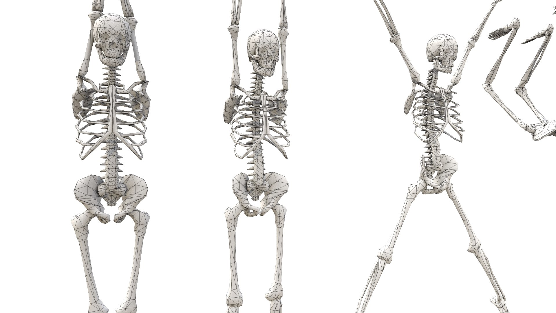 3D hanging poses low-poly skeletons model https://p.turbosquid.com/ts-thumb/7p/DwTt9L/JyyFoeS0/skeleton_hanging_10_wire/jpg/1544010373/1920x1080/fit_q87/f4cf6f3f8f7e86eada98a0d4534fda8e6ee6b6fd/skeleton_hanging_10_wire.jpg