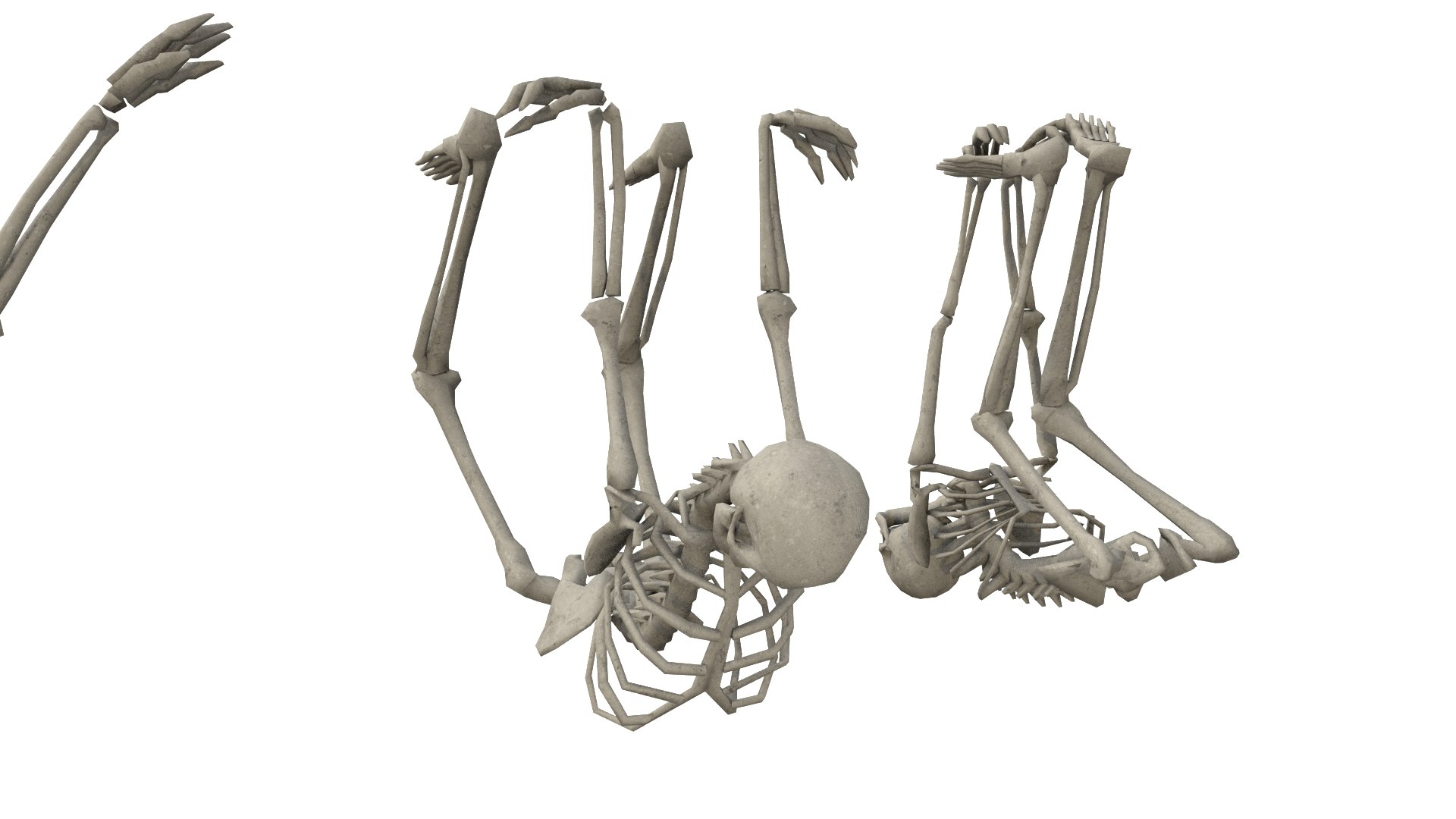 3D hanging poses low-poly skeletons model https://p.turbosquid.com/ts-thumb/7p/DwTt9L/QUieqGnV/skeleton_hanging_05/jpg/1544010373/1920x1080/fit_q87/49036da81c6e24e8df2c29a17e5c1c7f52be0b82/skeleton_hanging_05.jpg