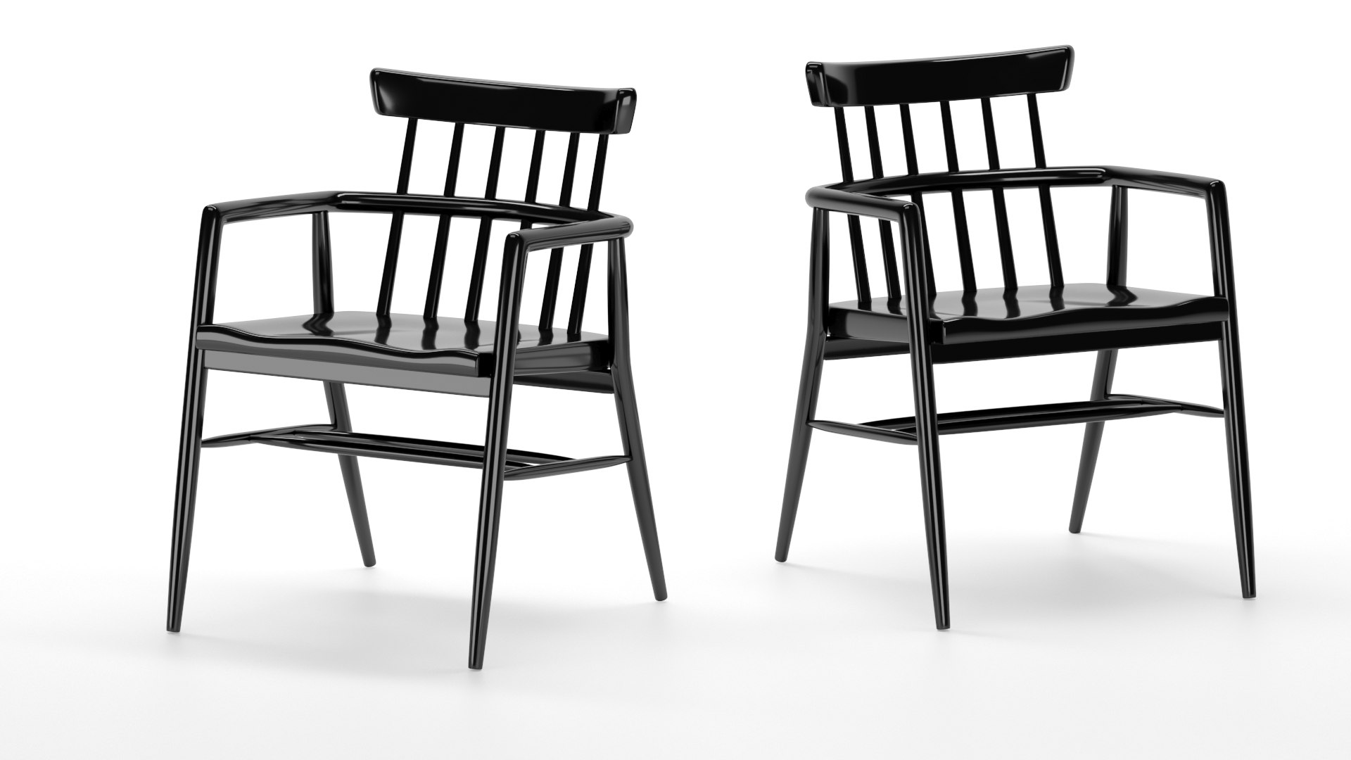 3D CB2 - Modernist Dining Chair Model 1532 Model - TurboSquid 2051409