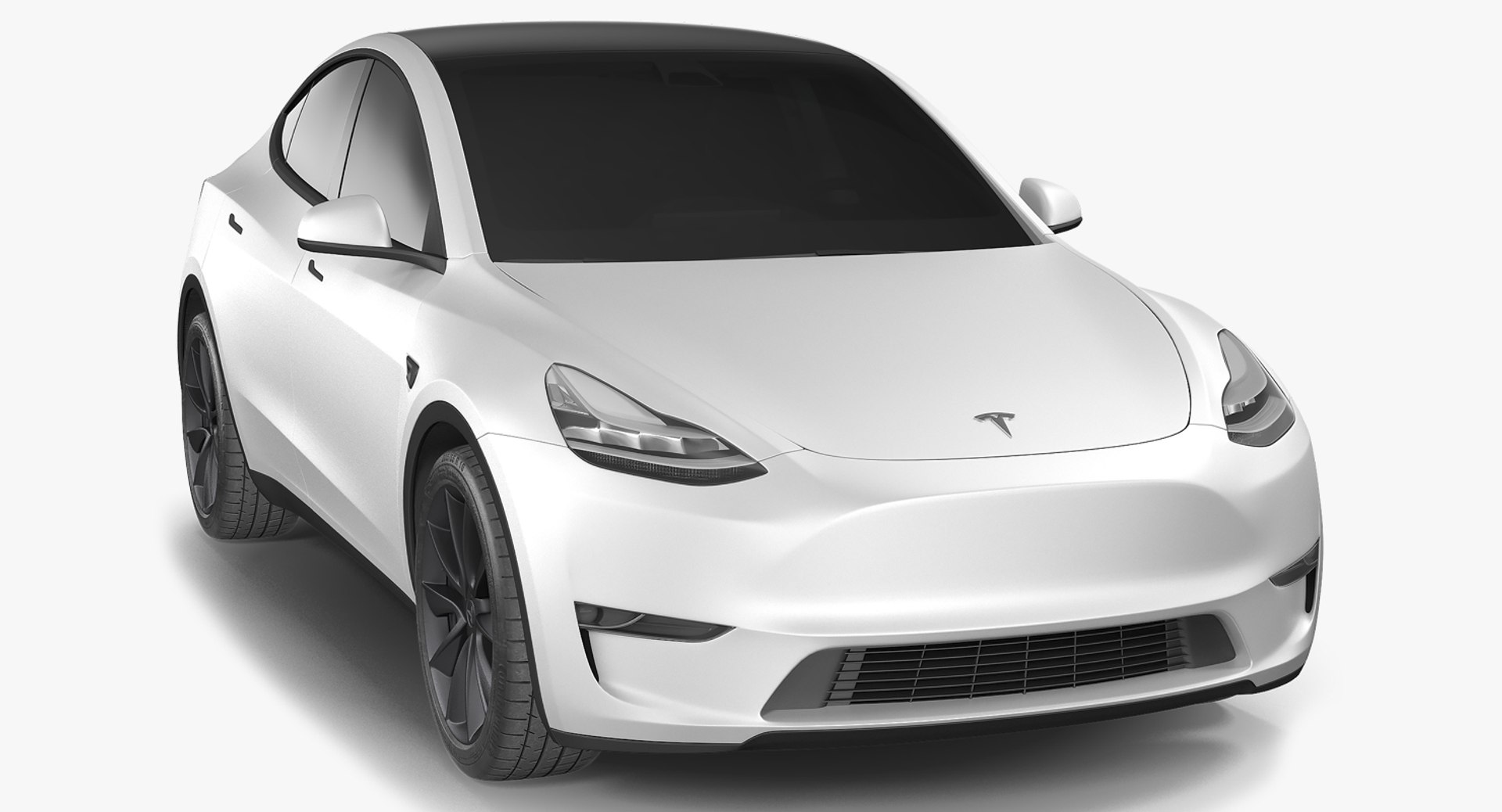 Tesla Model Y Simple Interior 3D model preview