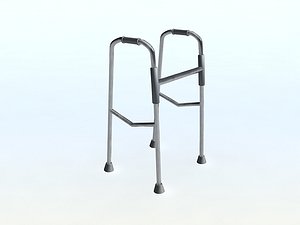 free walker old handicapped 3d model
