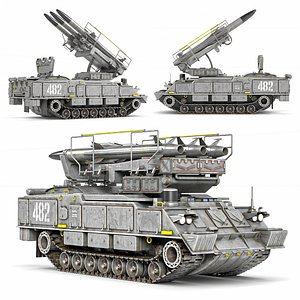 2K 12 Kub Missiles Launcher SA-6 Missile