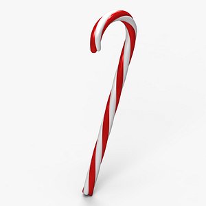 3d candy cane model