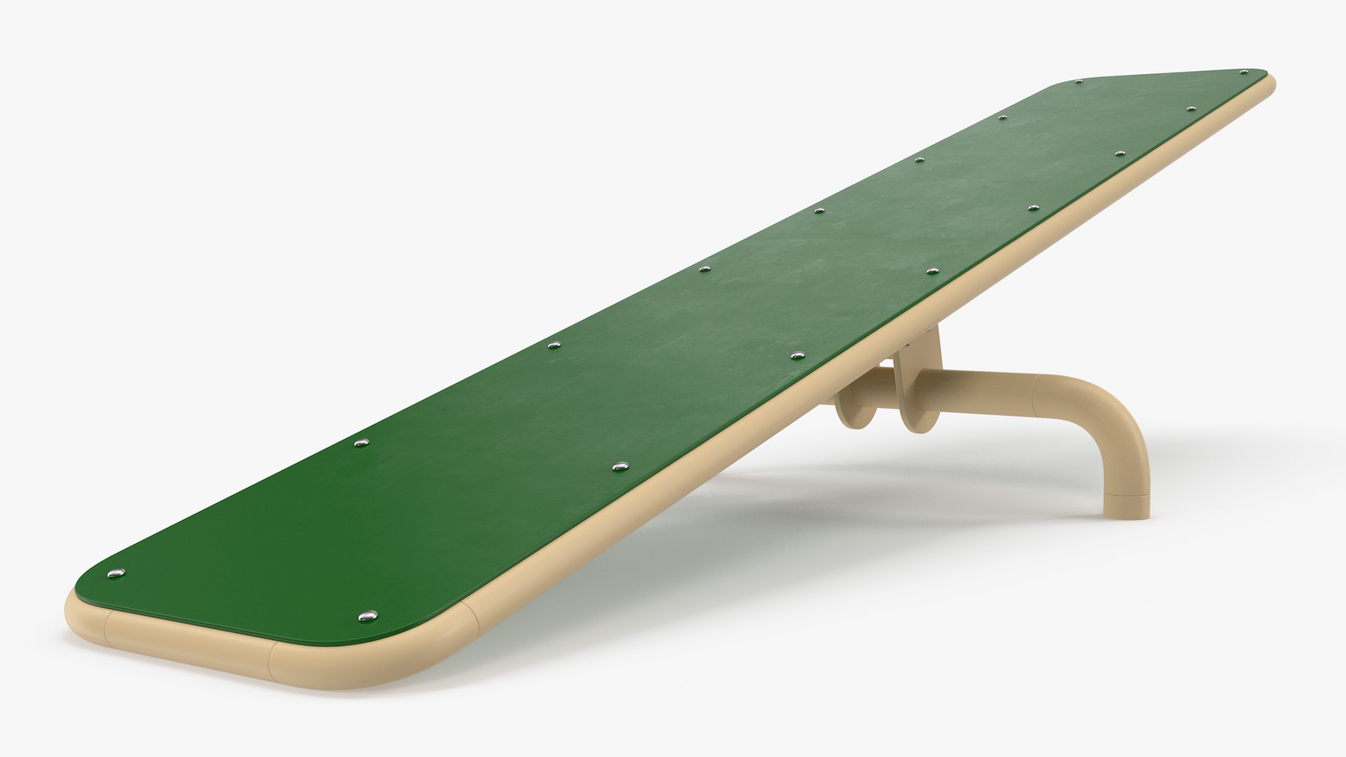 Dog Park Teeter Totter Green 3D Model TurboSquid 2052627