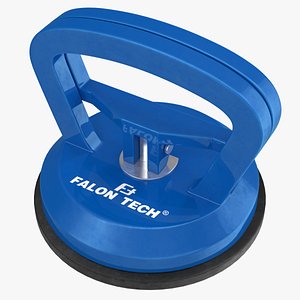 3D Suction Cup Dent Puller Falon Tech Closed Blue model