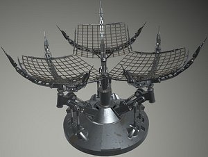 electronics communication 3d model