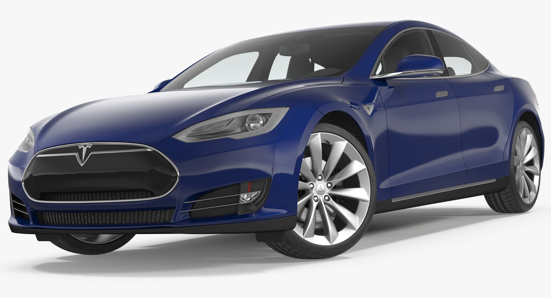 Tesla Model S P100D 2015 Rigged 3D Model 3D model preview