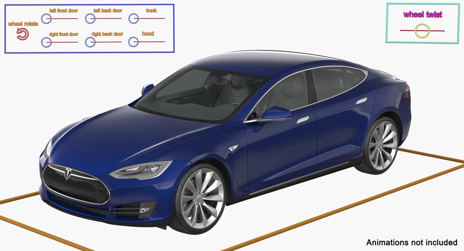 Tesla S P100d 2015 3D - TurboSquid 1154225